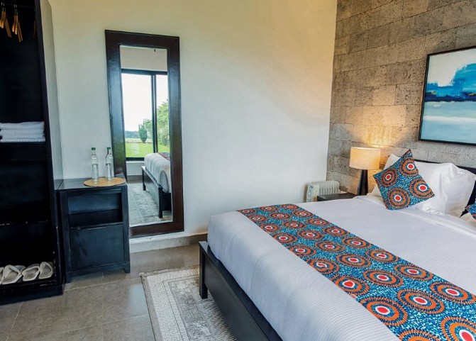 Room at Farmhouse Rwanda near Volcanoes National Park